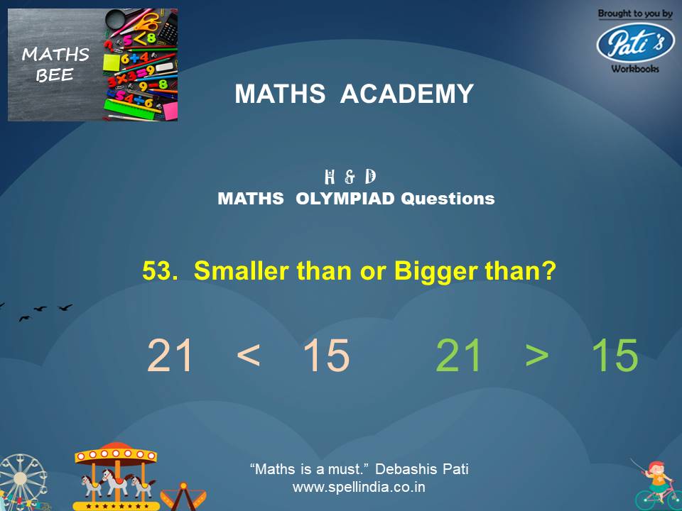 Maths Olympiad exams ... Practice Sample Questions